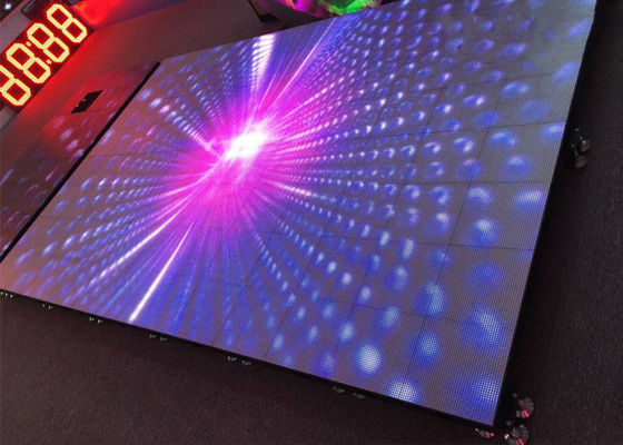 Stage DIY 3D IP31 4.81mm Wyświetlacz LED parkietu tanecznego dla klubu barowego